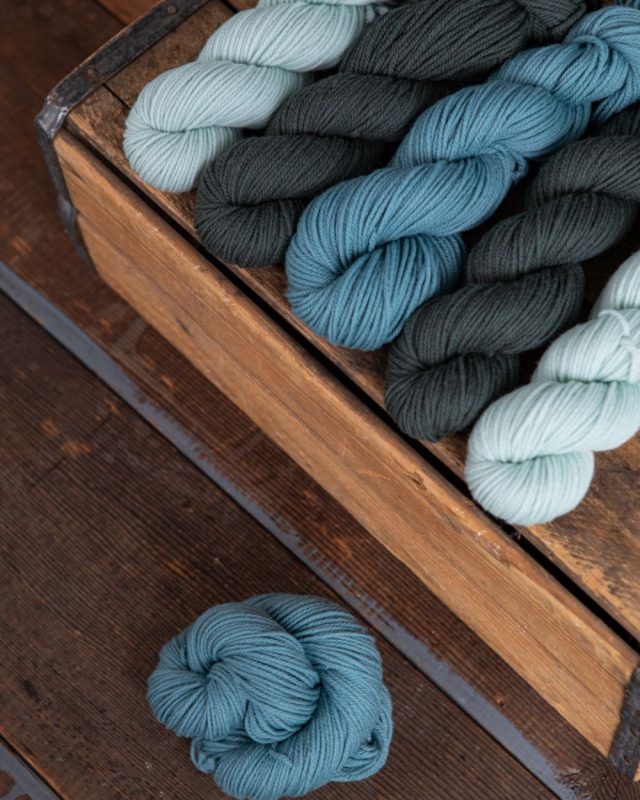 Brooklyn Tweed Arbor Yarn In Blue Shades