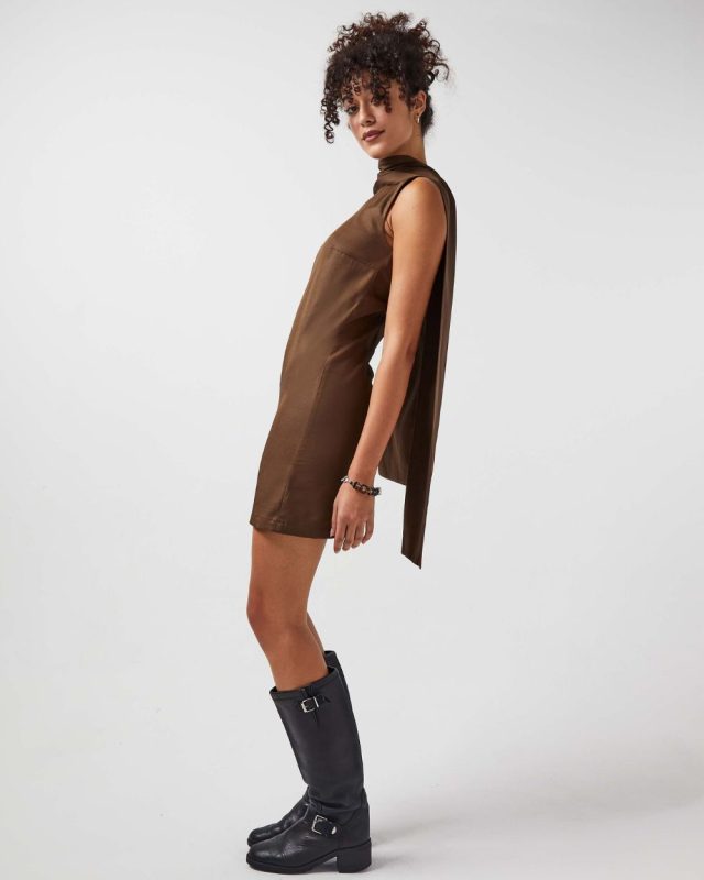 Jardin Scarf Shift Dress from Blue Nude Side view